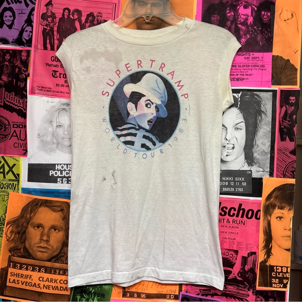 Supertramp World Tour 1983 Kids T-Shirt - White